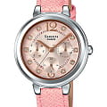 Casio Casio Sheen SHE-3048L-4A  SHE-3048L-4A кварцевые женские часы шампань циферблат, браслет кожаный — вид спереди