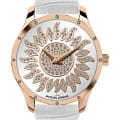 Jacques Lemans Jacques Lemans La Passion 1-1803L  1-1803L кварцевые женские часы  золотой циферблат, браслет кожаный — вид спереди