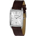 Jacques Lemans Jacques Lemans 1-1904B  1-1904B кварцевые мужские часы белый циферблат, браслет кожа + текстиль — вид спереди