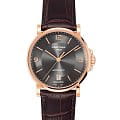 Certina Certina C017.407.36.087.00  C0174073608700 механические мужские часы коричневый циферблат, браслет кожаный — вид спереди