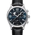 Certina Certina DS-8 Moon Phase C033.460.16.047.00 DS 8 C0334601604700 кварцевые мужские часы  синий циферблат, браслет кожаный — вид спереди