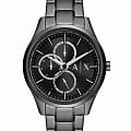 Armani Exchange Armani Exchange Dante AX7154SET  AX7154SET кварцевые мужские часы черный циферблат, браслет нержавеющая сталь с ip-покрытием — вид спереди