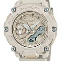 Casio Casio G-Shock GA-2200NC-7A GA GA-2200NC-7A электронные мужские часы бежевый циферблат, браслет полимер — вид спереди