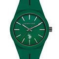 U.S. Polo Assn. U.S. Polo Assn. Yard USPA1110-03  USPA1110-03 кварцевые женские часы зеленый циферблат, браслет силикон — вид спереди