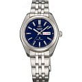 Orient Orient NQ21002D (SNQ21002D)  SNQ21002D механические женские часы  синий циферблат, браслет нержавеющая сталь — вид спереди