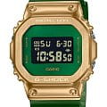 Casio Casio G-Shock GM-5600CL-3DR (GM-5600CL-3) GM GM-5600CL-3DR электронные мужские часы зеленый циферблат, браслет пластик — вид спереди