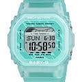 Casio Casio Baby-G BLX-565S-2  BLX-565S-2E кварцевые женские часы бирюзовый циферблат, браслет пластик — вид спереди