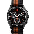 Hamilton Hamilton Khaki Aviation Pilot Pioneer Chrono Quartz H76582933  H76582933 кварцевые мужские часы  черный циферблат, браслет тканевый — вид спереди
