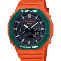 Casio Casio G-Shock GA-2110SC-4A GA GA-2110SC-4A электронные мужские часы серый циферблат, браслет пластик — вид спереди