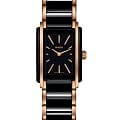 Rado Rado Integral R20194162  R20194162 кварцевые женские часы черный циферблат, браслет сталь + pvd + керамика — вид спереди