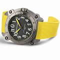 Hamilton Hamilton Khaki Navy Belowzero Auto Titanium H78535380 механические мужские часы часы, крупный план черный циферблат