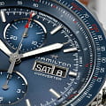 Hamilton Hamilton Khaki Aviation Converter Auto Chrono H76746140 khaki aviation швейцарские мужские часы на браслете нержавеющая сталь боковой вид