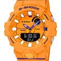 Casio Casio G-Shock GBA-800DG-9A G-SQUAD GBA-800DG-9AER электронные мужские часы оранжевый циферблат, браслет полимер — вид спереди
