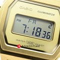 Casio Casio Vintage A1000MG-9,  япония мужские часы на браслете сталь с ip покрытием боковой вид