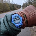 Casio Casio G-Shock GBD-800-2 электронные мужские часы часы крупный план синий циферблата
