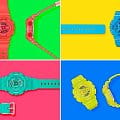 Casio Casio G-Shock GMA-S110VC-9A, g-shock япония женские часы на браслете пластик боковой вид