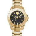 Plein Sport Plein Sport Glam PSKBA0923  PSKBA0923 кварцевые женские часы  черный циферблат, браслет сталь с ip покрытием — вид спереди