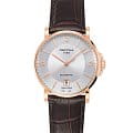 Certina Certina C017.407.36.037.00  C0174073603700 механические мужские часы коричневый циферблат, браслет кожаный — вид спереди