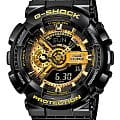 Casio Casio G-Shock GA-110GB-1A GA-110 GA-110GB-1A электронные мужские часы желтый циферблат, браслет пластик — вид спереди