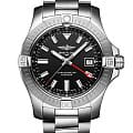 Breitling Breitling Avenger Automatic GMT 43 A32397101B1A1  A32397101B1A1 механические мужские часы черный циферблат, браслет нержавеющая сталь — вид спереди
