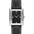 Rado Rado Integral Diamonds R20213715  R20213715 кварцевые женские часы черный циферблат, браслет кожаный — вид спереди