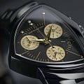 Hamilton Hamilton Ventura L Chrono Quartz H24402730 мужские часы черный циферблат на запястье