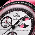 Часы Swatch x Omega Bioceramic Moonswatch Mission to The Pink Moonphase SO33P700 фото 2