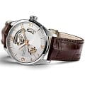 Hamilton Hamilton Jazzmaster Open Heart Auto H32705551, jazzmaster швейцария мужские часы на браслете кожаный боковой вид