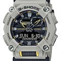 Casio Casio G-Shock GA-900HC-5A GA GA-900HC-5A электронные мужские часы черный циферблат, браслет пластик — вид спереди
