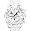 Часы Swatch x Omega Bioceramic Moonswatch Mission to the Moonphase - Full Moon SO33W700