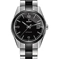 Rado Rado Hyperchrome R32109152 Automatic R32109152 механические мужские часы черный циферблат, браслет сталь + высокотехнологичная керамика — вид спереди