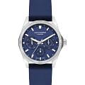 Lee Cooper Lee Cooper LC07625.399  LC07625.399 кварцевые женские часы синий циферблат, браслет силикон — вид спереди