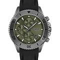 Hugo Boss Hugo Boss Admiral HB1513967  HB1513967 кварцевые мужские часы зеленый циферблат, браслет силикон — вид спереди
