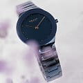 Obaku Obaku Links V290LXLLSL кварцевые женские часы часы крупный план синий циферблата