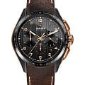 Rado Rado Hyperchrome Automatic Chronograph R32168155 Automatic R32168155 механические мужские часы черный циферблат, браслет кожаный — вид спереди