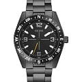 Guess Guess  Sport Steel  GW0327G2  GW0327G2 кварцевые мужские часы черный циферблат, браслет нержавеющая сталь — вид спереди