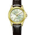 Citizen Citizen Quartz EQ0612-07A  EQ0612-07A кварцевые женские часы шампань циферблат, браслет кожаный — вид спереди