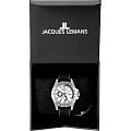 Jacques Lemans Jacques Lemans 42-11B,  австрия мужские часы на браслете кожаный боковой вид