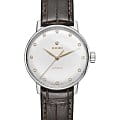 Rado Rado Coupole Classic Diamonds R22862745 Classic R22862745 кварцевые женские часы белый циферблат, браслет кожаный — вид спереди