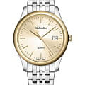 Adriatica Adriatica A1024.2111Q  A1024.2111Q кварцевые мужские часы  золотой циферблат, браслет нержавеющая сталь — вид спереди
