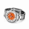 Breitling Breitling Superocean Automatic 36 A17377211O1A1 мужские часы оранжевый циферблат на запястье