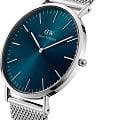 Daniel Wellington Daniel Wellington Classic Mesh Arctic Silver DW00100628 , наручные мужские часы фото под углом