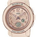 Casio Casio Baby-G BGA-290SA-4ADR (BGA-290SW-4A)  BGA-290SA-4ADR кварцевые женские часы бежевый циферблат, браслет пластик — вид спереди