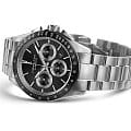 Hamilton Hamilton Jazzmaster Performer Auto Chrono H36606130, jazzmaster швейцария мужские часы на браслете нержавеющая сталь боковой вид