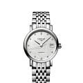 Longines Longines Elegant Collection L4.309.4.77.6 механические мужские часы часы крупный план серебристый циферблата