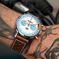 Breitling Breitling Top Time Deus Limited Edition A233112A1A1X1, aviator 8 швейцария мужские часы на браслете кожаный боковой вид