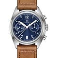 Hamilton Hamilton Khaki Aviation Pilot Pioneer Mechanical Chronograph 40mm H76409540  H76409540 механические мужские часы  синий циферблат, браслет кожаный — вид спереди
