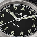 Hamilton Hamilton Khaki Field Quartz 33mm H69301430 мужские часы черный циферблат на запястье