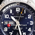 Оригинальные часы Hamilton Hamilton Khaki Aviation X Wind Day Date Auto H77765141 механические калибр механизма h-30 общий вид