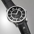 Maurice Lacroix Maurice Lacroix Pontos Day Date PT6358-SS001-332-2, pontos швейцария мужские часы на браслете кожаный боковой вид